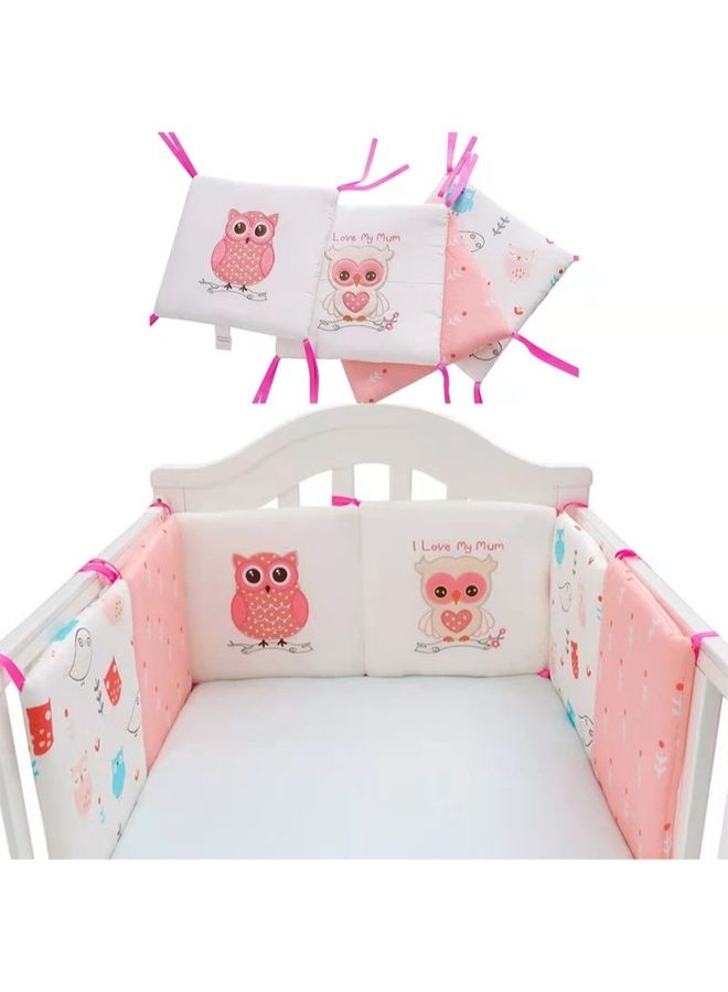 Kidle 6 Pieces Safe And Washable Baby Bedding Bumpers For The Crib  - Image 1