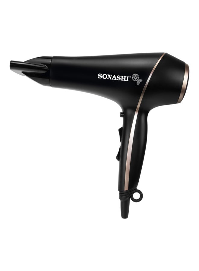 SONASHI Hair Straightener With Dryer SHS-2082G + SHD-5004 Black/Gold  - Image 3