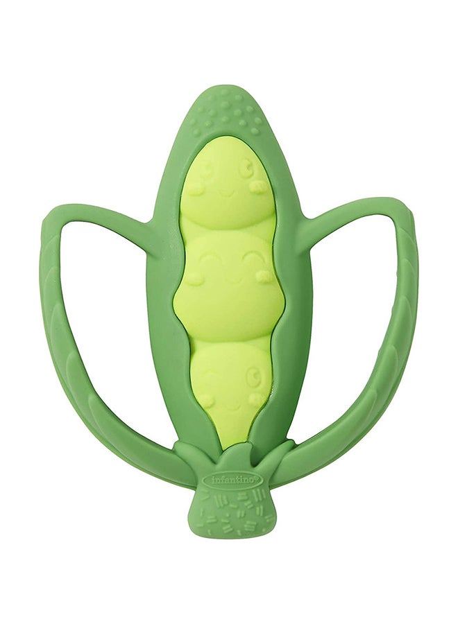 infantino - Lil Nibbles Textured Silicone Teether - Image 1