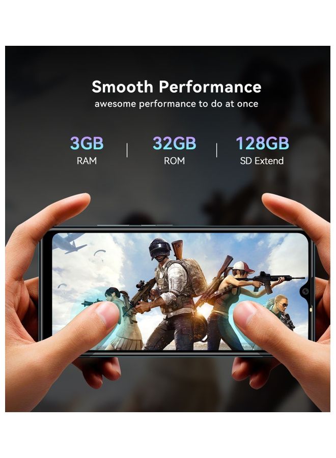A78 mobile phone, 6.26 inch screen, dual SIM, 3 memory, 32 memorys, battery capacity 4000mAh, support face/fingerprint unlock