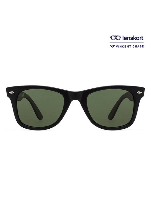 Nomades Full Rim Wayfarer Frame Polarized & UV Protected Sunglasses VC 5147/P - 50mm - Black