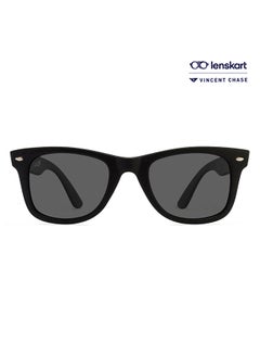 VINCENT CHASE Mirage Full Rim Wayfarer Frame Polarized & UV Protected Sunglasses VC 5147/P - 50mm - Black  - Image 1