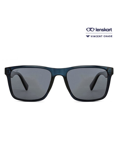 Mirage Full Rim Wayfarer Polarized & UV Protected Sunglasses For Men & Women VC S13973 - 56mm - Blue