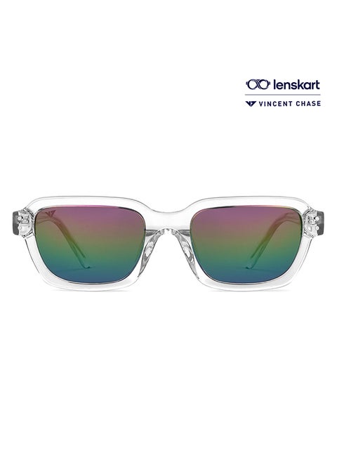 Pride Full Rim Square Shape Polarized & UV Protected Sunglasses VC S14843