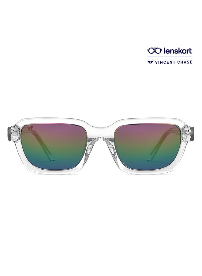 VINCENT CHASE Pride Full Rim Square Shape Polarized & UV Protected Sunglasses VC S14843  - Image 1