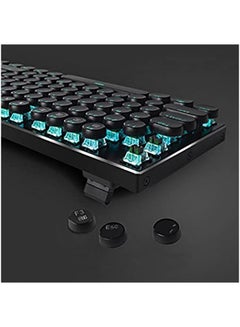 REDRAGON Redragon A106 Steampunk Typewriter Retro Keycaps Set For Mechanical Gaming Keyboard 104 Keys Us Layout Keycaps Vintage Style  - Image 3