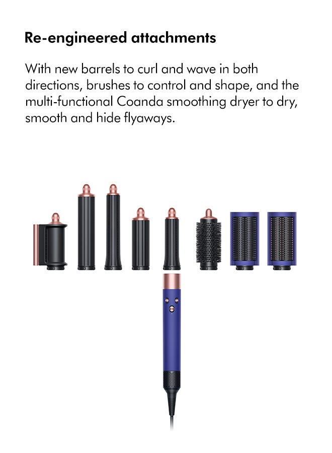 dyson - Dyson Airwrap Multi-Styler Complete with 8 Accessories & 3 Gifts Vinca Blue/Rosé - Image 1