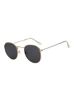 Styled UV Protection Round Frame Sunglasses - Lens Size: 55 mm  - Image 2