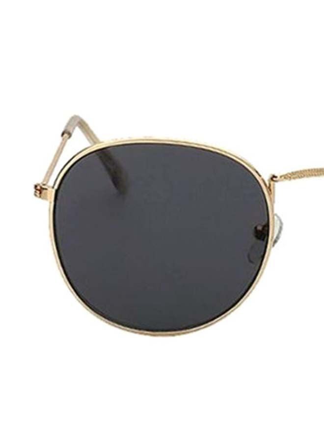 Styled UV Protection Round Frame Sunglasses - Lens Size: 55 mm  - Image 3