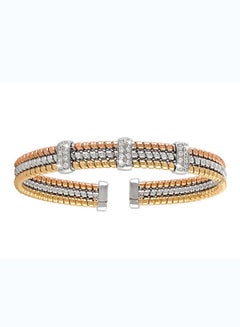 LIALI JEWELLERY 18K Gold Tessitore Multilayer Bangle  - Image 2