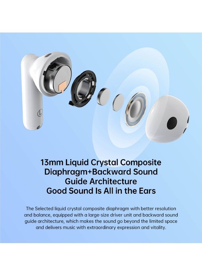 W220T True Wireless Earbuds - White