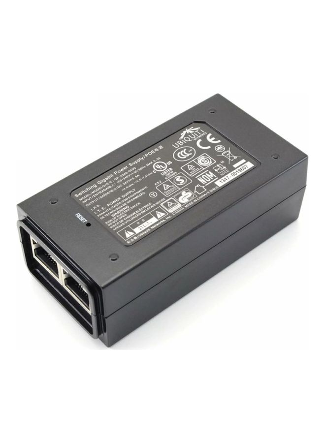 UBIQUITI Ubiquiti Gigabit Power Adapter POE-24-12W(0.5A) Black  - Image 2