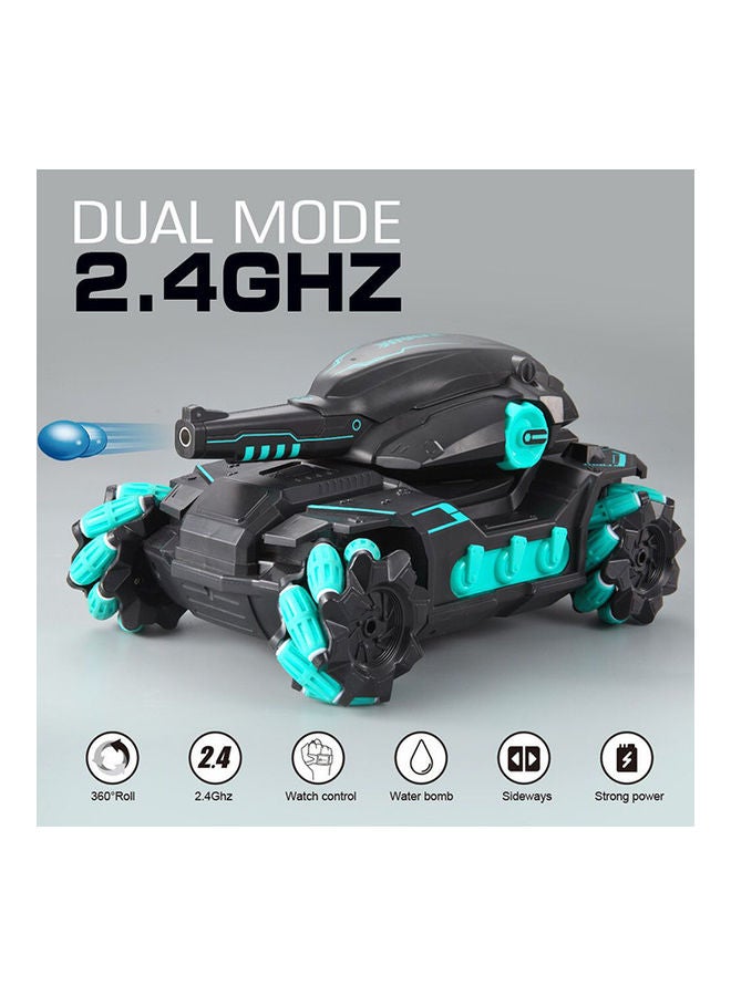 Tank Fight Water Bullet Launch 2.4G Remote Control 360 Degree Spin Rc Car With Music 29x19x17cm - v1665671626/N53357404A_5