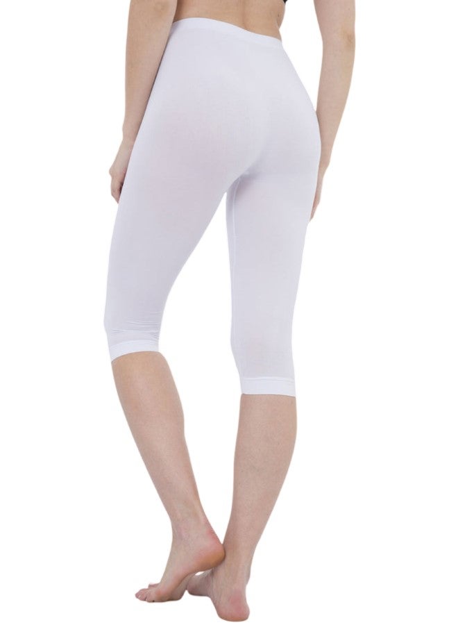 Carina Wear Carina Wear Legging Bermuda-N- White - Image 2