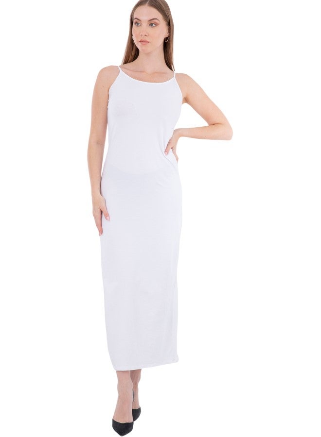 Carina Wear Carina Wear Cami Dress Long M4557- White  - Image 5