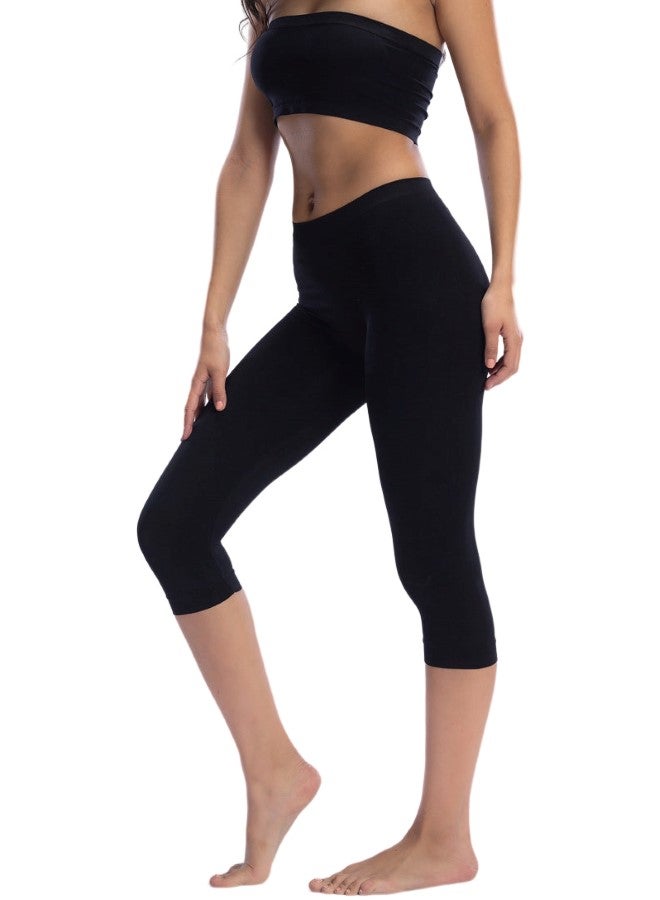 Carina Carina Wear Legging Bermuda-N-Black Black - Image 3