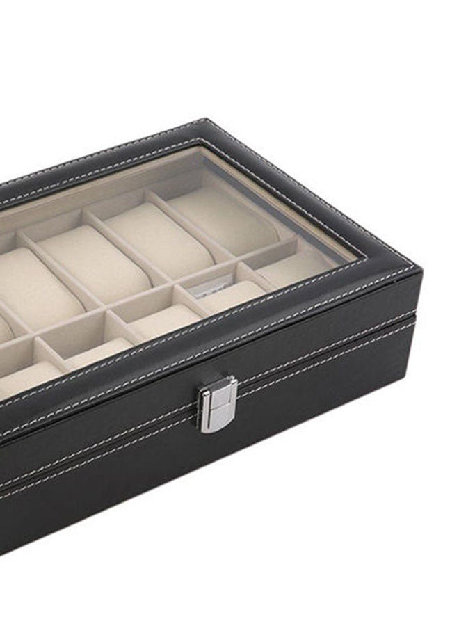 LESHP 12-Grid Watch Storage Box ZG666600  - Image 4
