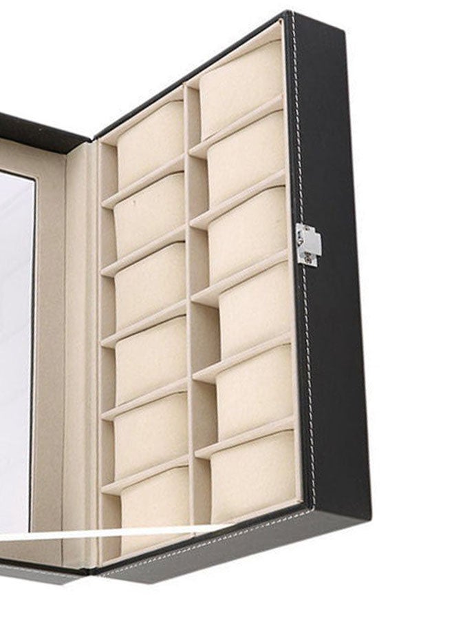 LESHP - 12-Grid Watch Storage Box ZG666600 - Image 1