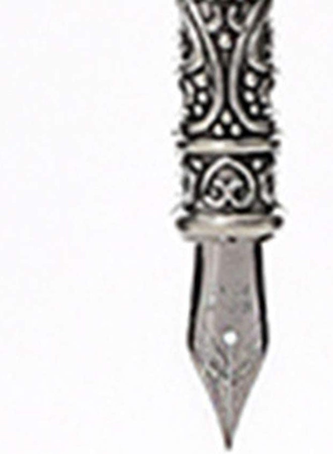 ماركة غير محددة طقم قلم حبر غمس فيذر كويل بتصميم كلاسيك متعدد الألوان  - Image 3