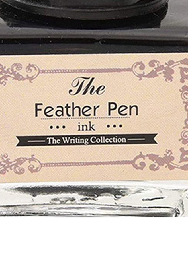 Vintage Feather Quill Dip Ink Pen Set Multicolour - v1665672921/N27408257A_6