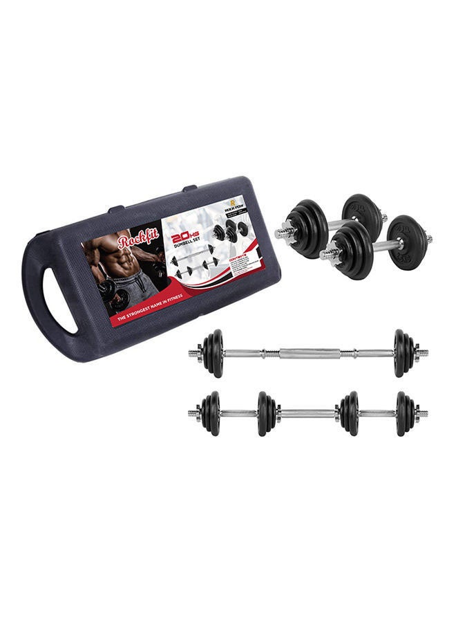 Dumbbell Iron Set 20kg 20kg