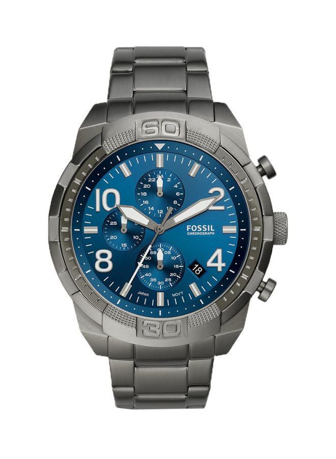 FOSSIL - Men's Bronson Chronograph Watch FS5711 - 50 mm - Smoke - Image 1