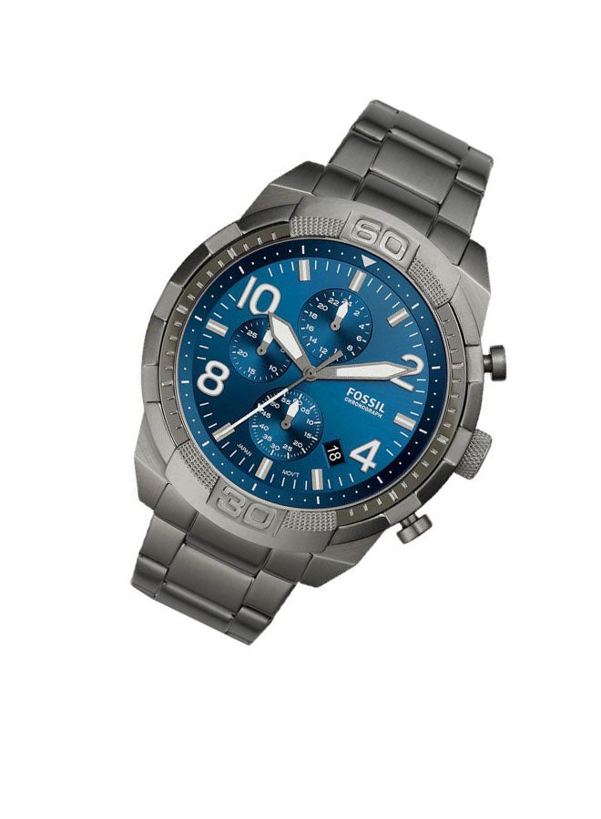 FOSSIL - Men's Bronson Chronograph Watch FS5711 - 50 mm - Smoke - Image 1