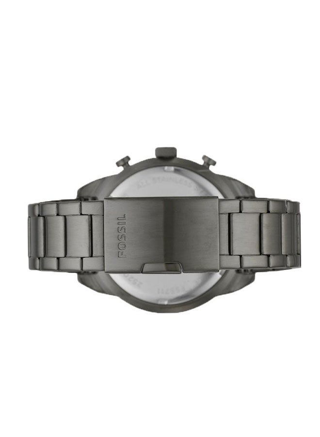 FOSSIL - Men's Bronson Chronograph Watch FS5711 - 50 mm - Smoke - Image 1