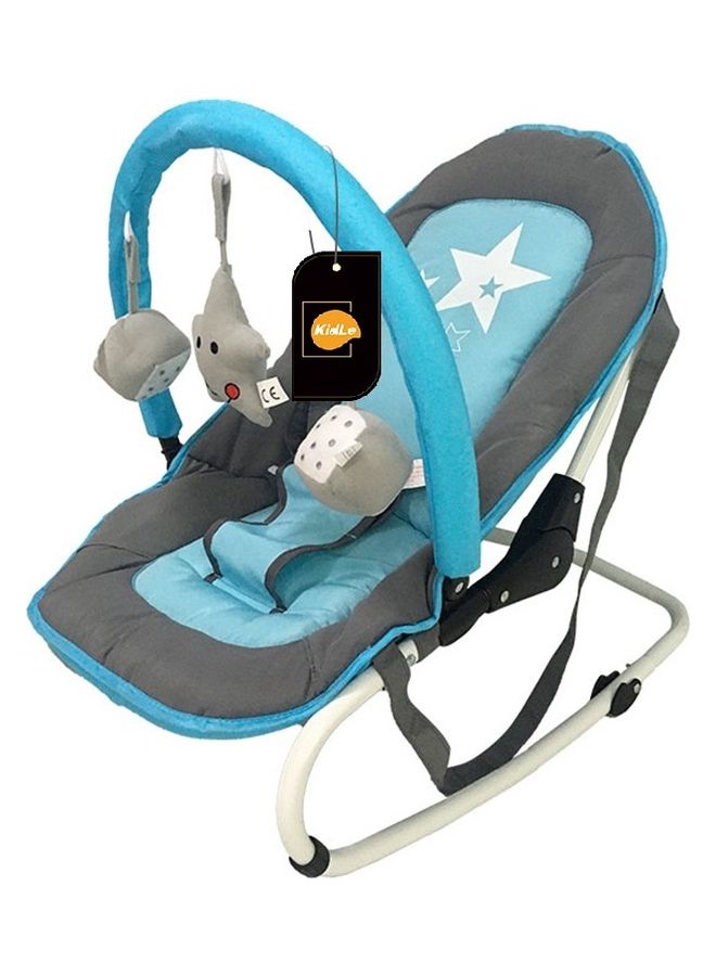 Generic Foldable Portable Baby Rocker With Detachable Toy Holder  - Image 1
