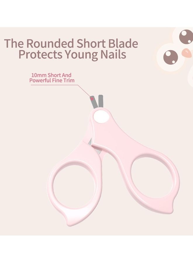 كيدل طقم مانيكير وباديكير من أدوات العناية بالطفل مع حافظة ظريفة وقصافة أظافر ومبرد ومقص للأطفال حديثي الولادة والمشي - Image 3