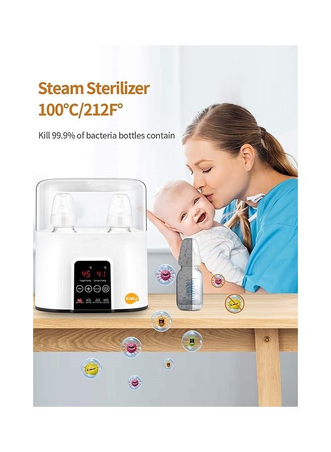 Kidle 4 In 1 Multifunctional Intelligent Thermostatic Double Bottle Warmer  - Image 2