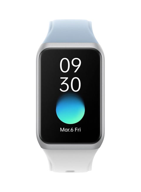 200.0 mAh Band 2 Professional running guidance 1.57" AMOLED 14 Days battery life Baby Blue