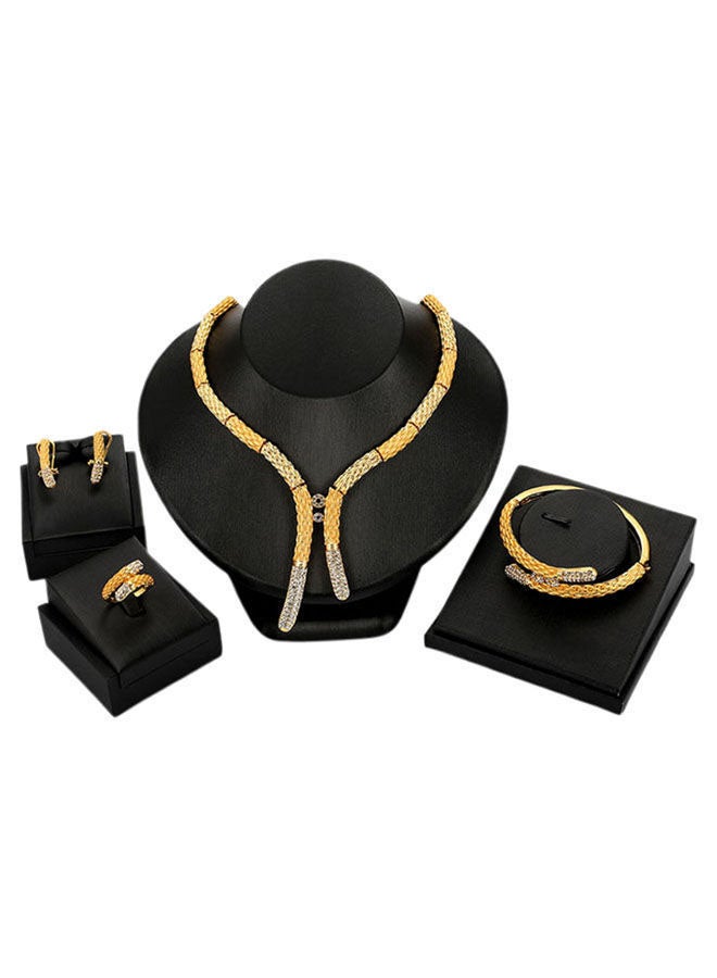DD 4-Piece 18 Karat Gold Jewellery Set - Image 1