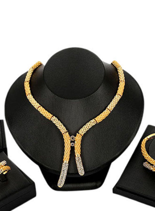 DD 4-Piece 18 Karat Gold Jewellery Set - Image 2
