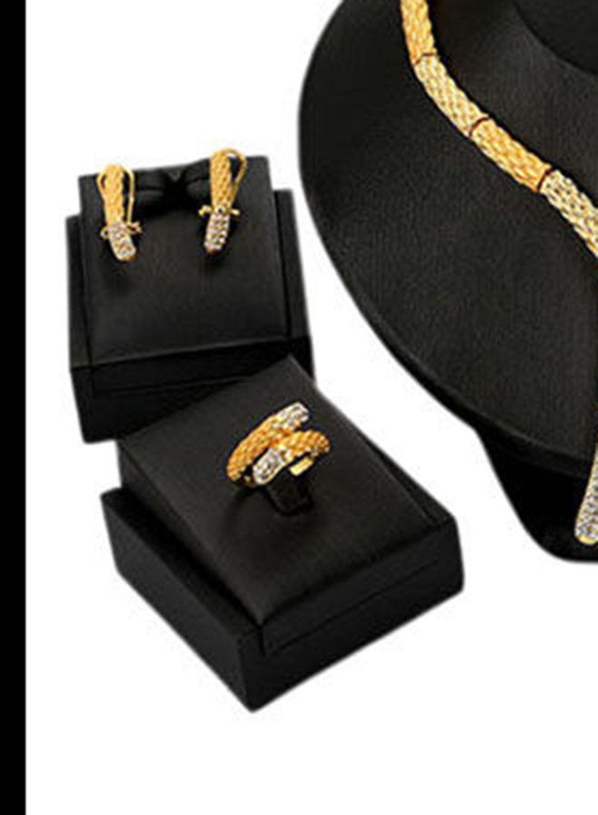 DD 4-Piece 18 Karat Gold Jewellery Set - Image 4