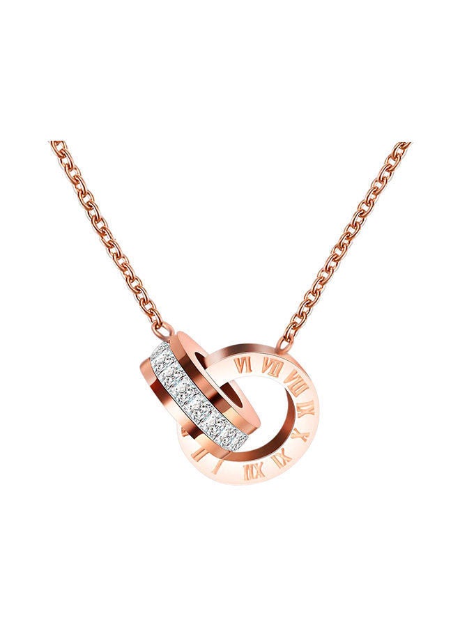 Generic - Chic Elegant Ring Design Stylish Necklace - Image 1