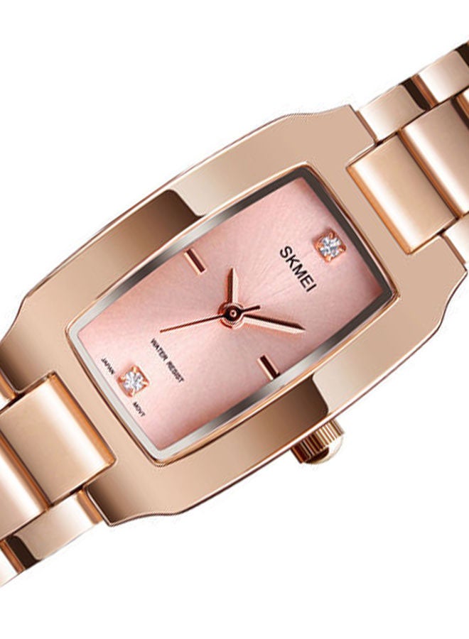 SKMEI - Women's Quartz Watch - 33 mm - Rose Gold - Image 1
