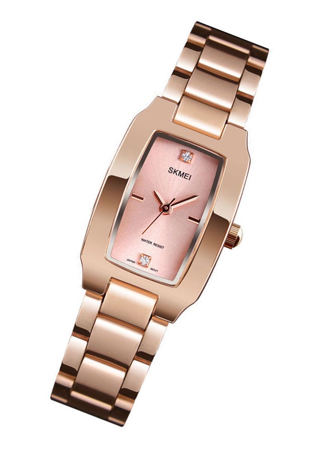 SKMEI - Women's Quartz Watch - 33 mm - Rose Gold - Image 1