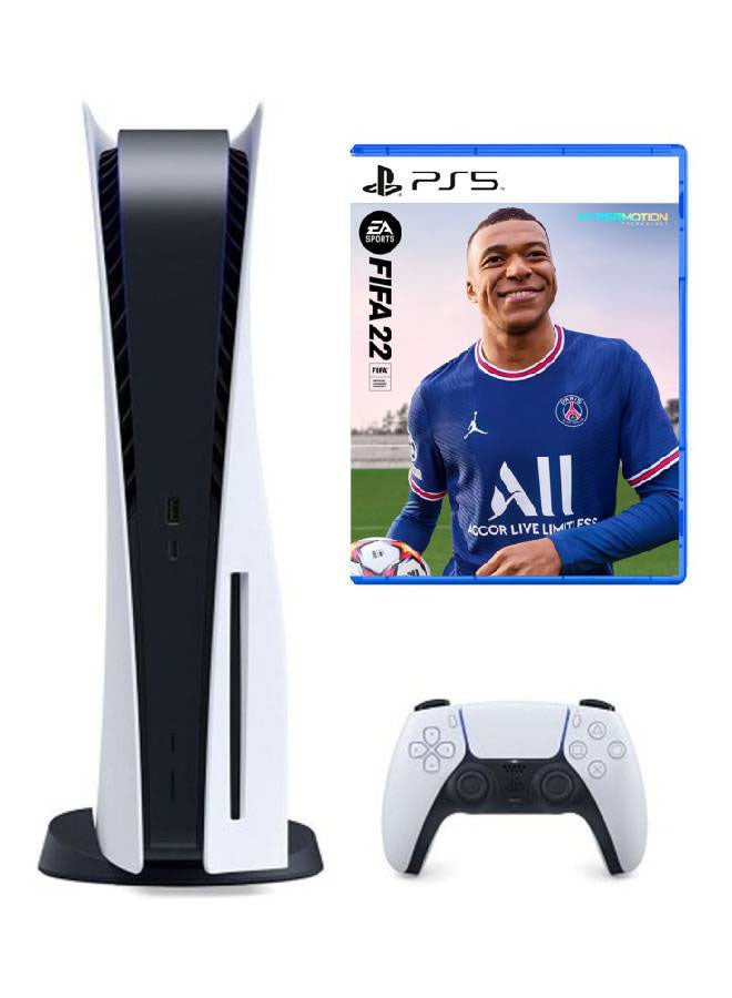 Sony PlayStation 5 Console (Disc Version) With FIFA 22 - Image 1