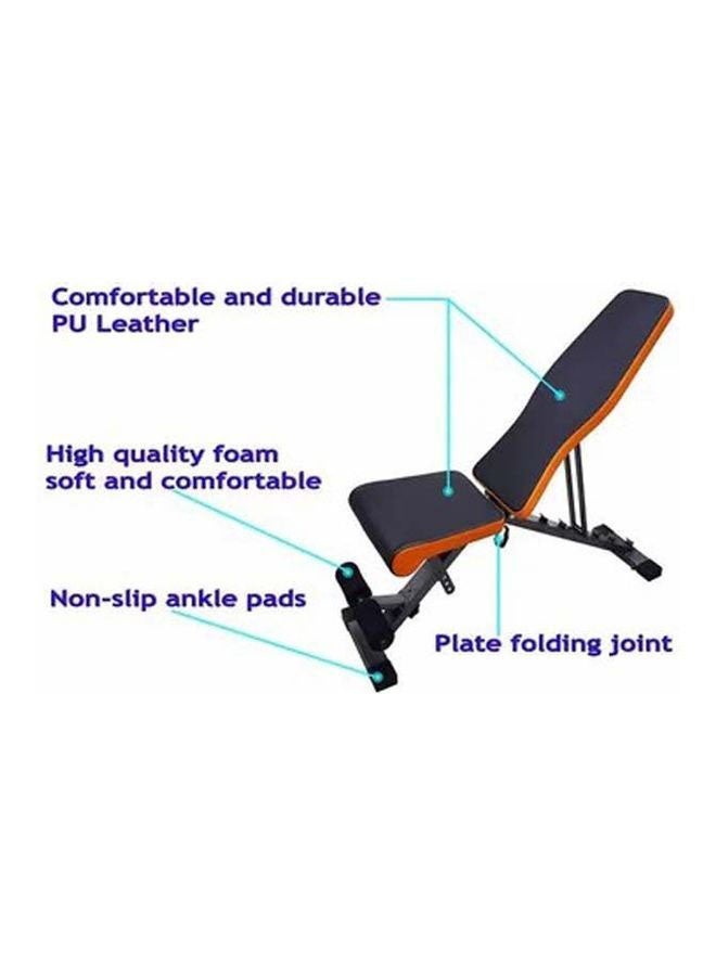 Rock Pow - Adjustable Strength Training Bench 112x42x33cm - Image 1