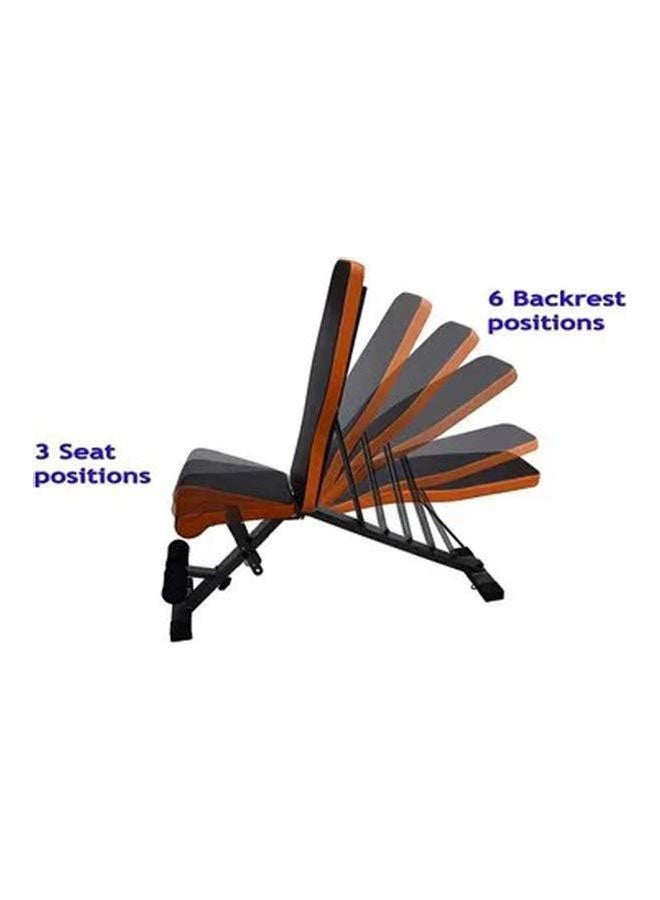 Rock Pow - Adjustable Strength Training Bench 112x42x33cm - Image 1