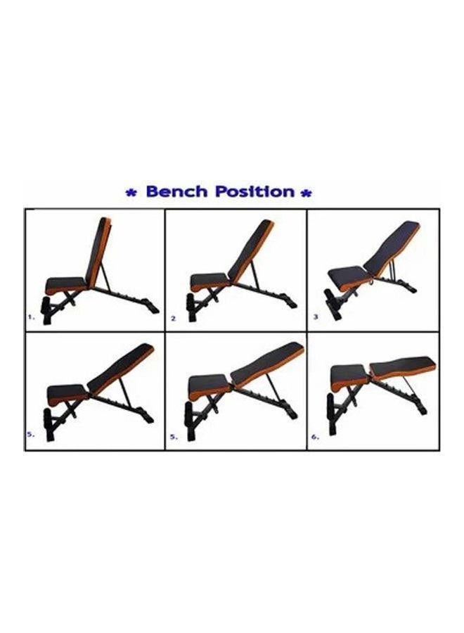Rock Pow - Adjustable Strength Training Bench 112x42x33cm - Image 1