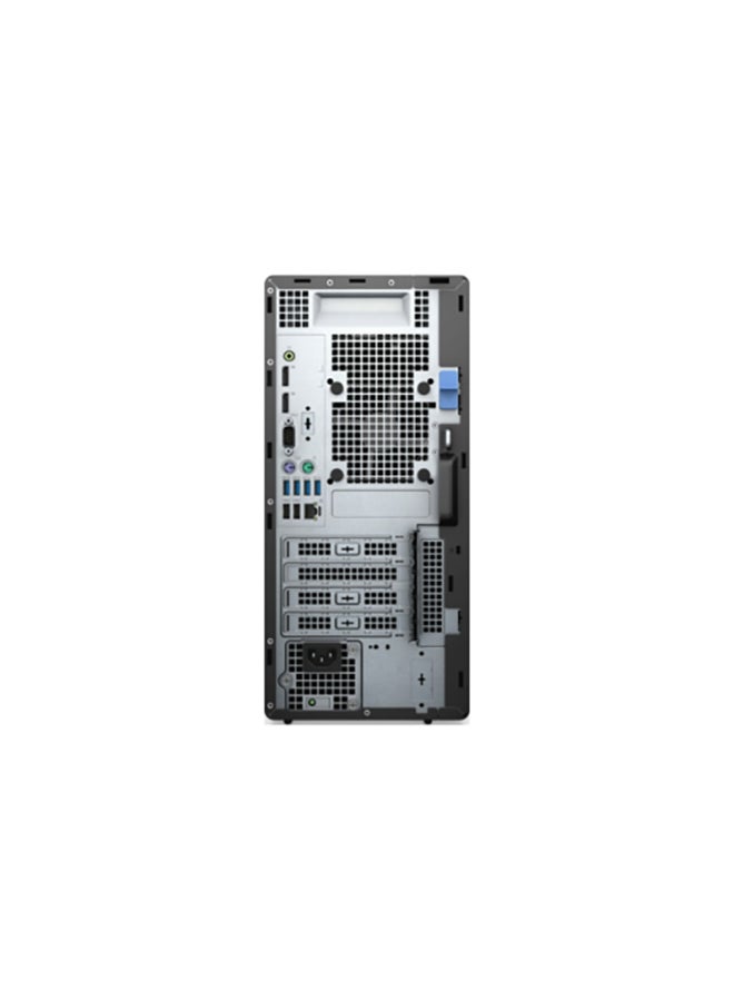 ديل - جهاز كمبيوتر برجي أوبتيبليكس ‎7090 MT مزود بمعالج كور i7-11700 وذاكرة رام سعة 4 جيجابايت ومحرك أقراص صلبة HDD سعة 1 تيرابايت وبطاقة رسومات إنتل بدقة فائقة الوضوح أسود - Image 1