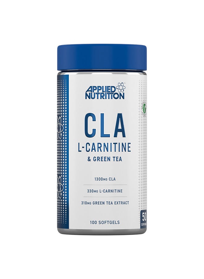Applied Nutrition L-Carnitine And Green Tea 100 Soft Gels 