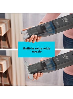 BLACK+DECKER Cordless Slim Pelican Handheld Vacuum Charging Base, 12V 130 ml HLVC320B11-GB Dark Titanium  - Image 2