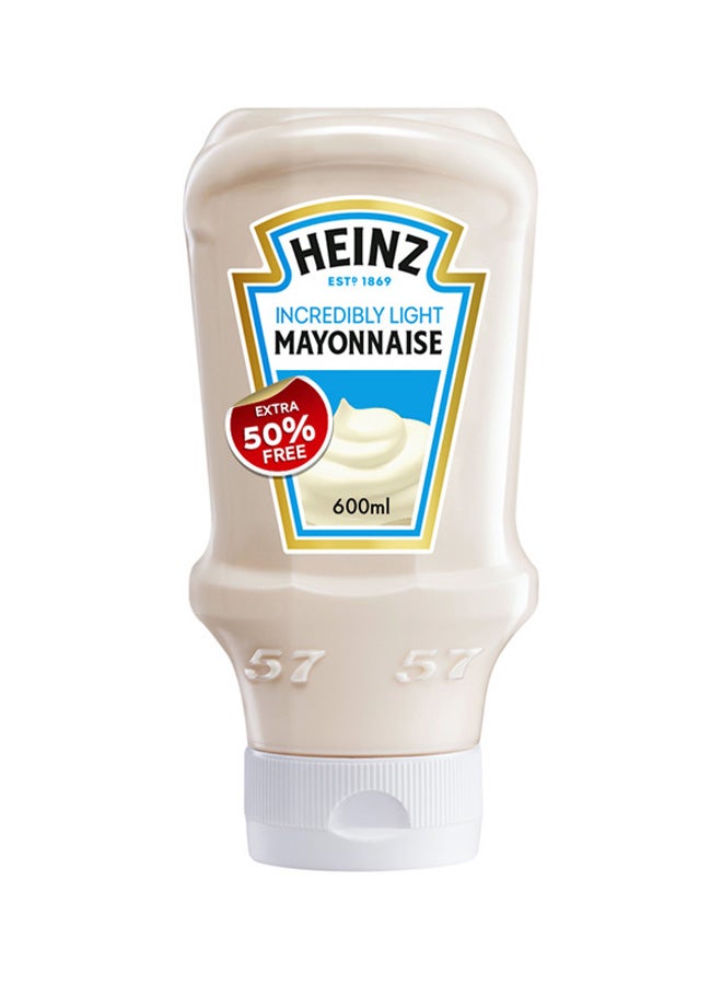Heinz Incredibly Light Mayonnaise 600ml  - Image 1