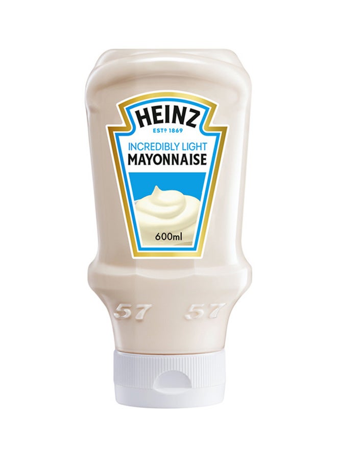 Heinz Mayonnaise Light Top Down Squeezy Bottle 600ml  - Image 1