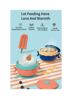 Kidle Children's Meal Bowl Removable 316 Stainless Steel Water-filled Insulation Infant Food Supplement Tableware  - Image 2