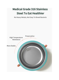 Kidle Children's Meal Bowl Removable 316 Stainless Steel Water-filled Insulation Infant Food Supplement Tableware  - Image 5
