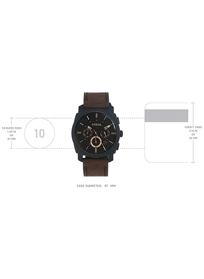 FOSSIL - Men's Water Resistant Analog Watch FS4656 - 42 mm - Brown - Image 1